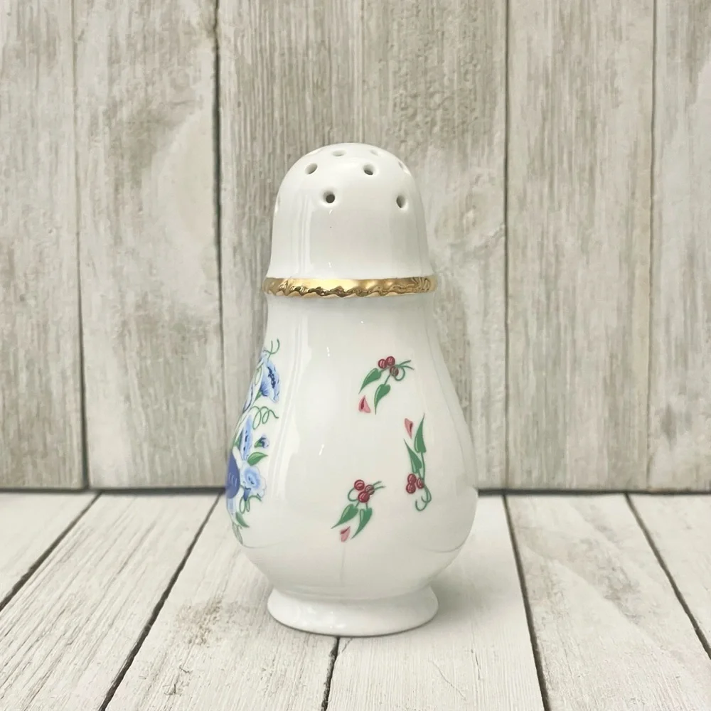 EAU de GUCCI Vintage Porcelain Floral Dusting Powder Shaker Jar
